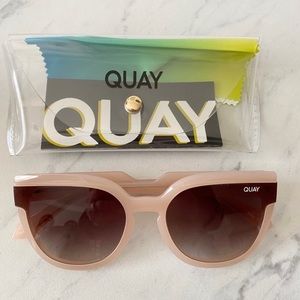 Quay Light Pink Sunglasses